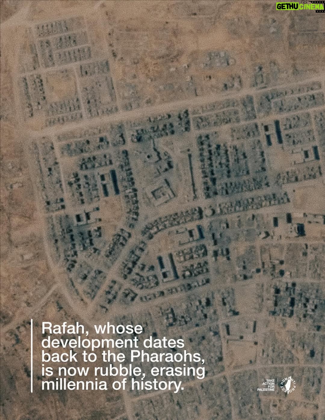 Greta Thunberg - 712.6K Likes - 🚨 RAFAH HAS BEEN ETHNICALLY CLEANSED AND FLATTENED 🚨

Despite calls from governments globally that Rafah was a red line, Israel ethnically cleansed the city and flattened it, showing that despite global condemnation, Israel continues to operate under total impunity.

TAKE ACTION

* This post includes a free email template — send it to your elected official today - click the link in @humantiproject’s bio, or visit Humanti.org
* You can also use the template as a call guide. Find your MP’s, representative’s or elected official’s number online and speak to them directly.

Sources on Slide 10