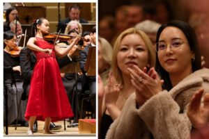 HIMARI Instagram - Violin prodigy @himariviolin.official made a luminous CSO subscription debut on Thursday, performing Bruch’s First Violin Concerto with stunning clarity and warmth. Led by @jaapvanzweden, the orchestra performed @blackmaninoff’s To See the Sky, with the composer himself in attendance. Mozart’s electrifying Jupiter Symphony provided a brilliant finale to the evening.
Hear the program repeated three more times, February 13-15. Get tickets → cso.org/ps/25121
📷: @toddrphoto