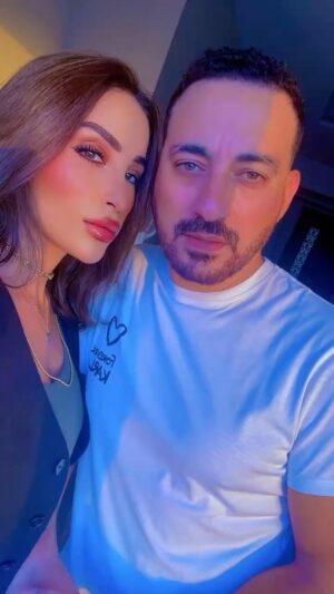 Hagar El Ebiary Instagram - Happy Anniversary My whole World ā¤ļøšā¤ļøš i love you so much always will ššš @diabel3aw