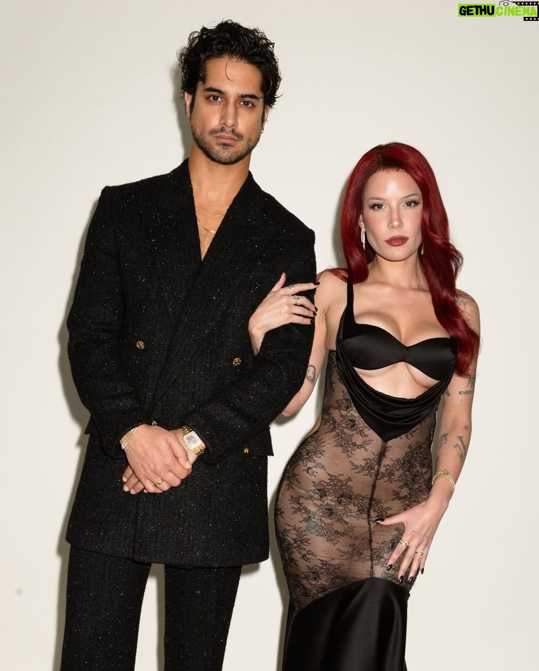 Halsey - 1 Million Likes - special glam for my special man’s special night. 🩸 
last night was the LA premiere for 56 Days on @primevideo and tonight I’ll be onstage in SYDNEY! whirlwind 24 hours, life is feeling so big and beautiful! I’m so proud of @jogia and I can’t wait for everyone to see the show. 

@sethpratt designed and made this dress for me and I don’t think I’ve ever loved a dress more 🥲 @kellygoldybrown made it all possible
@evaniefrausto gave me the Pinot noir goth Jessica rabbit luscious locks 🍷
@sarahpardini captured it all and made me feel like a vampire queen 🗡️

Just an absolutely perfect night. See ya later for more “back to badlands” ♥️