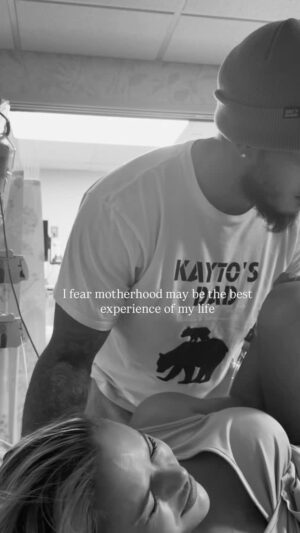 Hannah Brooke Instagram - Birth was so beautiful and being a mom has actually been the best experience of my life. Don’t get me wrong, I’m overwhelmed & unkept but these last few weeks have been the best of my life 🥹 Didn’t know I could feel love like this. I might need to give Kayto a sibling 😂