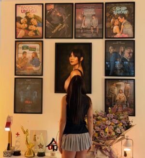 Heaven Peralejo Instagram - A wall that tells the story of a girl who simply didn’t give up. Thank you mama @luanneperalejo for seeing me, for believing in me, and for creating this moment that made me pause and feel proud ❤️

Thank you @artdesignph for these beautiful pieces and the canvas that now centers them all.

Thank you for the beautiful flowers @teamofloristeria 🥹

May I continue to grow, create meaningful work, and earn every project and award with the same heart that started this dream.