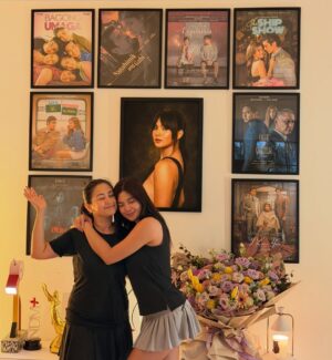 Heaven Peralejo Instagram - A wall that tells the story of a girl who simply didn’t give up. Thank you mama @luanneperalejo for seeing me, for believing in me, and for creating this moment that made me pause and feel proud ❤️

Thank you @artdesignph for these beautiful pieces and the canvas that now centers them all.

Thank you for the beautiful flowers @teamofloristeria 🥹

May I continue to grow, create meaningful work, and earn every project and award with the same heart that started this dream.