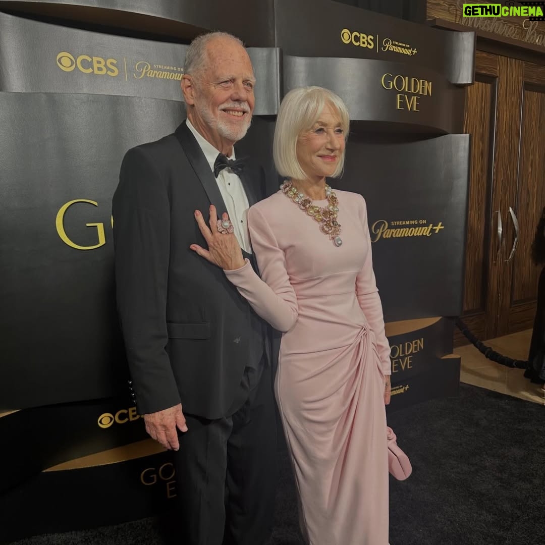 Helen Mirren - 89.3K Likes - I was honoured with the Cecil B DeMille Lifetime Achievement Award by the Golden Globes at an event known as the “Golden Eve”. Harrison Ford presented me with the award!