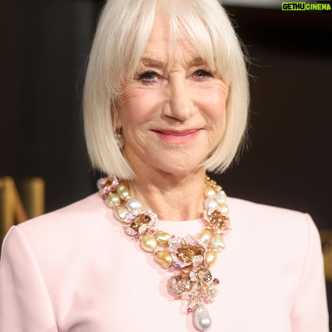 Helen Mirren - 89.3K Likes - I was honoured with the Cecil B DeMille Lifetime Achievement Award by the Golden Globes at an event known as the “Golden Eve”. Harrison Ford presented me with the award!