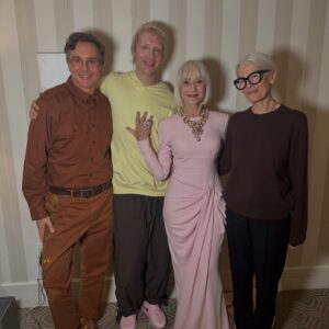Helen Mirren Instagram - I was honoured with the Cecil B DeMille Lifetime Achievement Award by the Golden Globes at an event known as the “Golden Eve”. Harrison Ford presented me with the award!