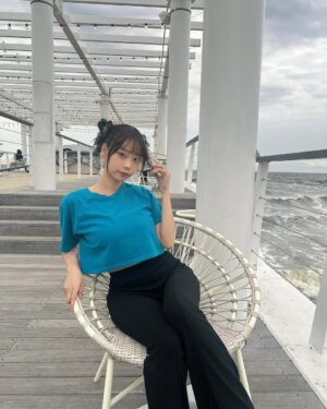 Hikaru Aoyama Instagram - #稲毛海浜公園 へ🌊
#いなぷー フォトフェスの後に、ゼロイチ何人かで遊びに来たよん✌️
#sunsetbeachpark
.
#海へ延びるウッドデッキ
風が強くて気持ちよかった( ´ ▽ ` )ノ