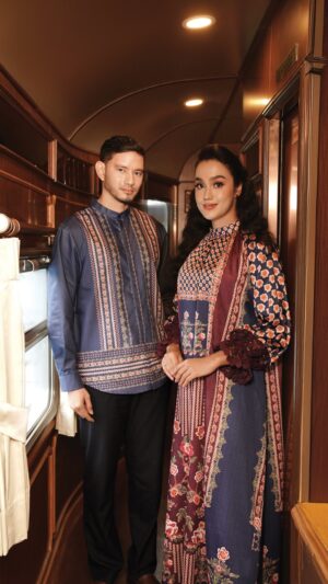 Intan Aletrino Instagram - Sometimes, coming home is simply about feeling at ease in your own place. In Blooming Eid, she captures that feeling beautifully, florals that speak of renewal, silhouettes that move with grace, and a look that feels just right for Raya. #BenangJarum #RayaCollection