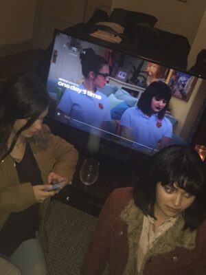 Isabella Gómez Instagram - 2016 we made season one of ODAAT and apparently it was illegal to look into camera for a selfie, unless it was in a mirror 🥹💫😂 last slide is a whole 4 camera take from the quinces btw!
