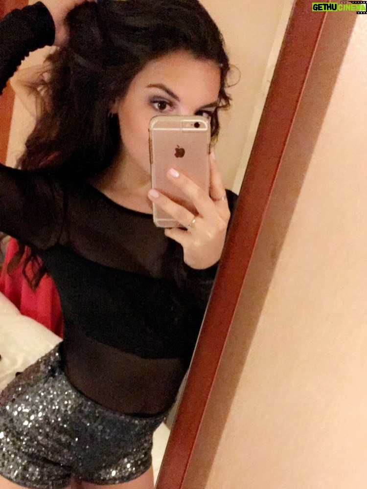 Isabella Gómez - 134.7K Likes - 2016 we made season one of ODAAT and apparently it was illegal to look into camera for a selfie, unless it was in a mirror 🥹💫😂 last slide is a whole 4 camera take from the quinces btw!
