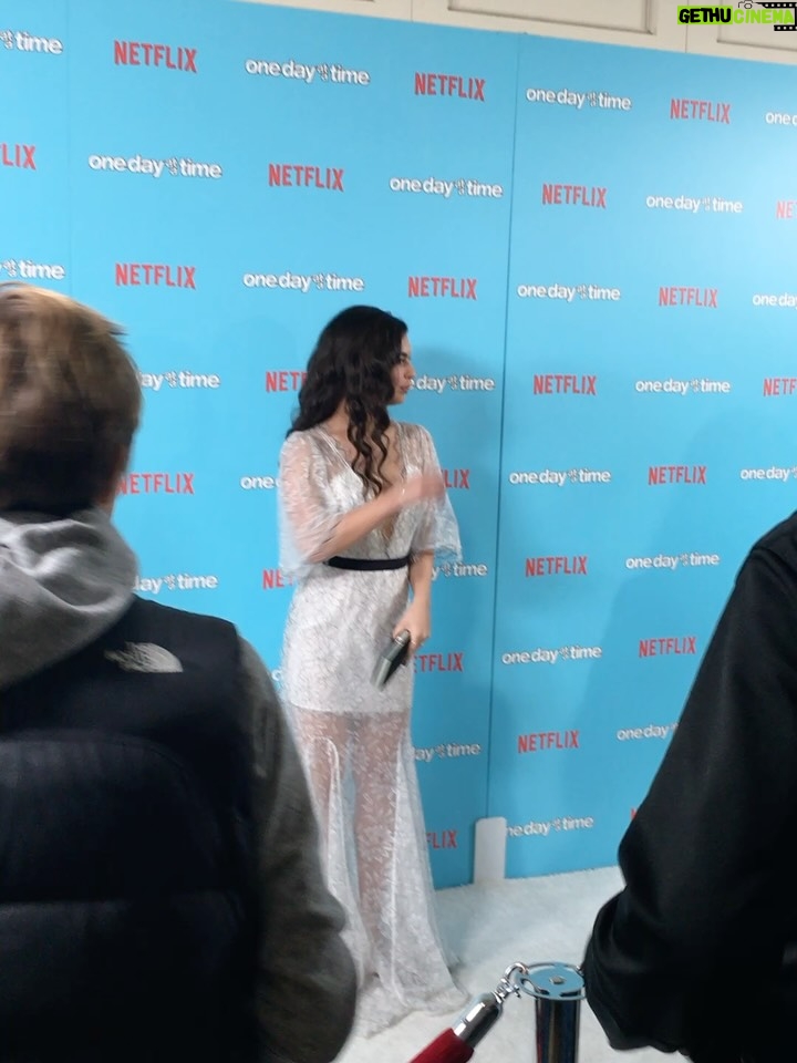Isabella Gómez - 134.7K Likes - 2016 we made season one of ODAAT and apparently it was illegal to look into camera for a selfie, unless it was in a mirror 🥹💫😂 last slide is a whole 4 camera take from the quinces btw!
