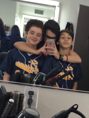 Isabella Gómez Instagram - 2016 we made season one of ODAAT and apparently it was illegal to look into camera for a selfie, unless it was in a mirror 🥹💫😂 last slide is a whole 4 camera take from the quinces btw!