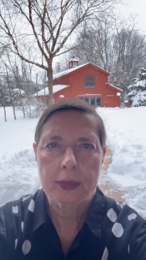 Isabella Rossellini Instagram - I am tired of snow @mamafarm