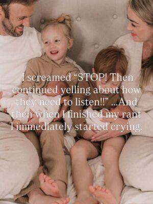 Jamie Otis Instagram - I started apologizing to my kids when I’m wrong. It started when Henley was about 3. I read somewhere about how we didn’t grow up with that type of behavior from our parents, but if we can change that for our kids, they will feel more respected and will likely listen to us better & feel more comfortable confiding in us when they’re going through hard times.🙏🏻❤️

I’ve been so overstimulated and just irrationally irritable lately. That’s not their fault, though.

So tonight after losing my tempter I said, “I’m so sorry for yelling at you like that!” I asked my kids if they’d forgive me and they hugged me and said sorry for being so loud.🥺🙏🏻❤️

At first it was odd apologizing to my kids when I was wrong. 

It’s not something I’m used to. When I was growing up adults were always right and they never apologized. It just wasn’t the norm.

The norm when I was growing up was:

“You do as I say, not as I do” 

“Come here and I’ll give you something to cry about”

“I don’t even see tears. You’re not even really crying”

“As long as you live under my roof, you’ll follow my rules”

I know that was just the cultural norm, but it didn’t feel good or loving as a kid.

How do we expect our kids to own up to mistakes if they don’t witness their parents doing the same?🤷‍♀️ Apologizing when wrong just makes sense to me now.💕

Any other millennial parents here trying to break cycles and “gentle parent”? Please share all your tips/best resources with me ⬇️🫶