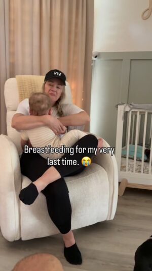Jamie Otis Instagram - It’s been nearly 6 months since I last nursed the twins.🤱 It’s such a bittersweet feeling knowing your breastfeeding journey has come to an end…especially when it’s your last babies.🥺 But my goal was a year for all my kids and I did it. JUST *barely* made it with mastitis and clogged ducts while nursing the twins, but my hormonal self would let myself quit no matter how bad my n!ps & breast hurt🤦🏼‍♀️🤪😅

I had no idea how good I had had it with my first two. I was an over producing milk-making machine … never got one vlogged duct or mastitis. Nursing twins was a whole different ball game though.🫣 thank God for formula bc I struggled to produce enough for both & toward the end I def didn’t.

Did you nurse your babies? Were you sad when it ended or were you celebrating to get your boy back? I’ve been a mix of both!