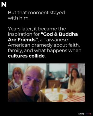 Janet Hsieh Instagram - A childhood moment turned into a film.
When director Anthony Ma was a kid, a pastor told him the jade necklace his mother gave him was evil. The comment stayed with him for years and eventually became the spark for God & Buddha Are Friends, a story about faith, family and the cultural gaps many Asian American kids grow up navigating.
The short stars Karin Anna Cheung, Janet Hsieh and Jim Meskimen, and has screened at festivals including CAAMFest and the Los Angeles Asian Pacific Film Festival.
Watch the premiere on Omeleto March 12. Follow @godandbuddhaarefriends to stay up to date.
🎬 Tap in when it drops.