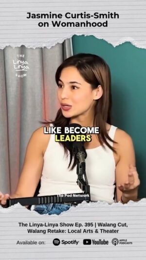 Jasmine Curtis-Smith Instagram - "[Women] are not just made to produce babies. We're also here to accomplish our dreams, help people, become leaders, be involved in the community, 𝗯𝗲 𝗯𝗶𝗴𝗴𝗲𝗿 𝘁𝗵𝗮𝗻 𝘁𝗵𝗲 𝗿𝗼𝗹𝗲 𝗻𝗮 𝗻𝗮𝗸𝗮𝘀𝗮𝗻𝗮𝘆𝗮𝗻 𝘀𝗮 𝘀𝗼𝗰𝗶𝗲𝘁𝘆." 

Kay Jasmine Curtis-Smith, mas vocal na ang kababaihan ngayon sa choices nila. Timely, at kailangan pa ring idiin ang mensaheng ito-- lalo ngayon, na may mga tao pa ring baliko ang isip tungkol sa mga babae at sa pagkababae.

Ngayong Women's Month, saktong mapakinggan ang The Linya-Linya Show  podcase episode kasama si Jasmine Curtis-Smith. Available na in all streaming platforms.

#TheLinyaLinyaShow