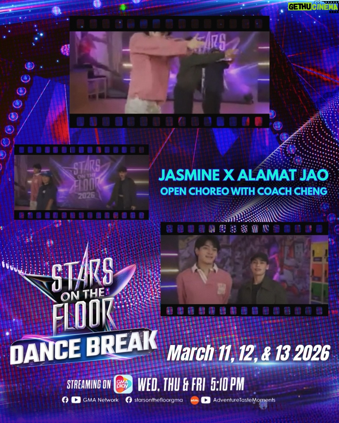 Jasmine Curtis-Smith - 438 Likes - Get an exclusive look of Jasmine and Alamat Jao with Coach Cheng inside the rehearsal studio! ✨

Abangan sila sa #StarsOnTheFloor Dance Break on March 11, 12 & 13! Mapapanood sa Kapuso Stream available on GMA Play!

#StarsOnTheFloor 2026, Sundays, 7:15 PM on GMA! 🌟