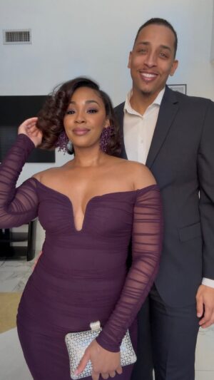 Jasmine Luv Instagram - Date night mixed with a little bit of Pre-Grammys 💜 I think I need to add more color to my wardrobe! 👀🤏🏽🤏🏽🤏🏽 What yall think? 

🎥: @faridvisual