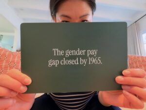 Jenna Ushkowitz Instagram - What if 100 years ago, women became equal in the economy? Well, I’m imagining what the world would look like if women had always been equal economic partners and these are some of the headlines from that world.
 
OurSheconomy is taking collective action to make a giant leap toward equality. You can join at oursheconomy.org and share the headline you want to see become reality.

Happy International Women’s Day and frankly, Happy Women’s day, everyday. 

#OurSheconomy #WomenWithCapital #EconomicPower
