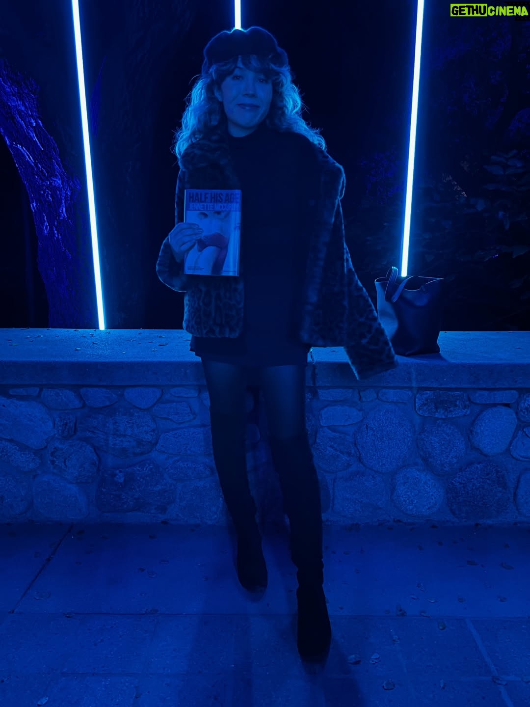 Jennette McCurdy - 143.4K Likes - best of november. saw some good art (if you’re in the same city as ha ha ha ha ha ha ha, go see it), I’M GLAD MY MOM DIED came out in paperback, learned how to make lasagna, passed a car coated in christmas lights, visited pixar studios (🤯), spent time with the brilliant @mariasemple, and HALF HIS AGE is only two months away. feeling grateful and excited for all that’s to come. 

ps signed copies of Half His Age are available for pre-order - link in my bio.