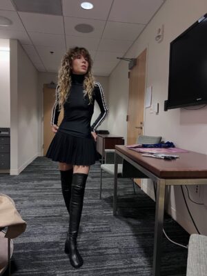 Jennette McCurdy Instagram - i had a great time speaking in san jose. it was so nice getting to talk about Half His Age - i cannot wait for it to come out !! i love this book so much and am honored to be able to have these kinds of events/conversations, and truly hope to inspire or help in some way. 💜

p.s. if you want to pre-order a signed copy of Half His Age, the link is in my bio