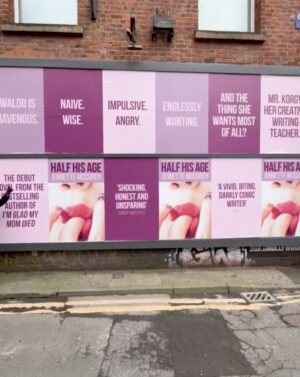 Jennette McCurdy Instagram - so exciting to see the support for Half His Age all around the streets of London and Manchester (also i literally saw posters four times on the tube and was freaking out ?!?). thank you to the UK for making HHA the #1 novel, and to my incredible UK publisher @4thestate. still can’t believe it all and am so, so grateful. 💜