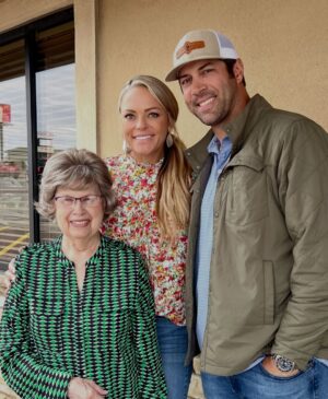 Jennie Finch Instagram - Our Dancing Queen 🤍

Grandma Lois is now reunited with her favorite dancing partner in Heaven. What a picture that is. 💫

We can all only hope to have a dancing partner — and dance into our 90’s — the way Grandma Lois did.

She was such a gift. So full of fun. She had a way of making you feel like you were the center of her world. She loved her games, her heels, her blouses and jewelry — always perfectly put together. I can still smell her fresh powder and feel her warm hugs.

She spoke softly, giggled often, and was always willing to teach you the steps.

Not every girl can say her grandma had a real, complete dollhouse in her basement — themed rooms and all. It was pure magic, just like her.

She raised five boys, the family she built is part of her beautiful legacy.

She loved that I was a gold medalist… but I think she may have been even more excited about Dancing with the Stars. And after that experience, I gained a whole new level of respect for her love of dance. She had been dancing through life long before I ever stepped onto that ballroom floor.

So grateful for her.
For her love.
For her joy.
For the way she showed us how to dance through life — with grace, sparkle, and a giggle.

Forever our Dancing Queen. 🤍✨