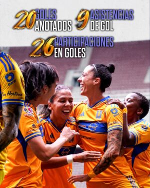 Jennifer Hermoso Instagram - 🐯✨ ¡20 goles, 9 asistencias y 175 balones recuperados!

🔢 ¡Números que reflejan talento, entrega y Perfil Tigre de Jenni Hermoso en 2025! 💛🔥