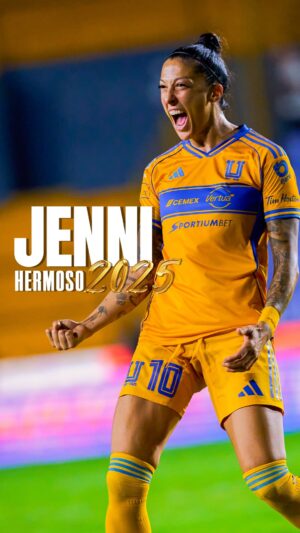 Jennifer Hermoso Instagram - ✨🐯 ¡El año que nuestra Campeona del Mundo se convirtió en Campeona de México! ¡Garra, corazón, goles y asistencias para Jenni Hermoso durante este 2025! 

¡Qué año, Jenni! 😮‍💨🔝

Mira el video completo en nuestra canal de YouTube.