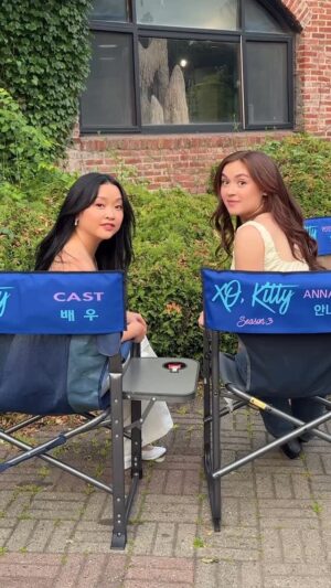 Jenny Han Instagram - “I don’t have to be so afraid of good-bye, because good-bye doesn’t have to be forever.” Our Lara Jean is back!! 💕🫶🏼 @lanacondor 💕Season 3 is out April 2!
