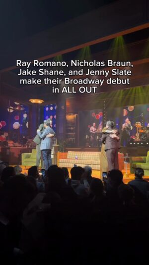 Jenny Slate Instagram - Ray Romano, Nicholas Braun, Jake Shane, and Jenny Slate have officially clocked in for their Broadway debut in ALL OUT.