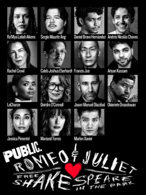Jessica Pimentel Instagram - MEET THE CAST OF FREE SHAKESPEARE IN THE PARK’S ROMEO & JULIET ❤️

As the Montagues and Capulets are torn apart by ideology and simmering violence spills into the streets of a divided Verona, Romeo and Juliet dare to defy a world determined to keep them apart. In this bold new staging, the play unfolds in English, but Romeo and Juliet speak to one another in Spanish—a language reserved only for their shared world. Directed by two-time Tony Award nominee Saheem Ali.

This incredible company takes the Delacorte stage beginning May 22 in Central Park. 

We can’t wait to welcome you back to FREE SHAKESPEARE IN THE PARK. Free. For all. Forever.
More at thepublic.nyc/SFTC26
__

Citizens is the presenting partner of FREE SHAKESPEARE IN THE PARK. Jerome L. Greene Foundation is the lead sponsor of FREE SHAKESPEARE IN THE PARK.