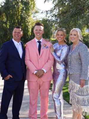 JoJo Siwa Instagram - And just like that, there’s another Siwa added to the family🤍 Congratulations to my brother @jaydensiwa and @abbie_siwa on the most perfect wedding 💍✨ 

Beautiful week🤍