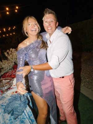 JoJo Siwa Instagram - And just like that, there’s another Siwa added to the family🤍 Congratulations to my brother @jaydensiwa and @abbie_siwa on the most perfect wedding 💍✨ 

Beautiful week🤍