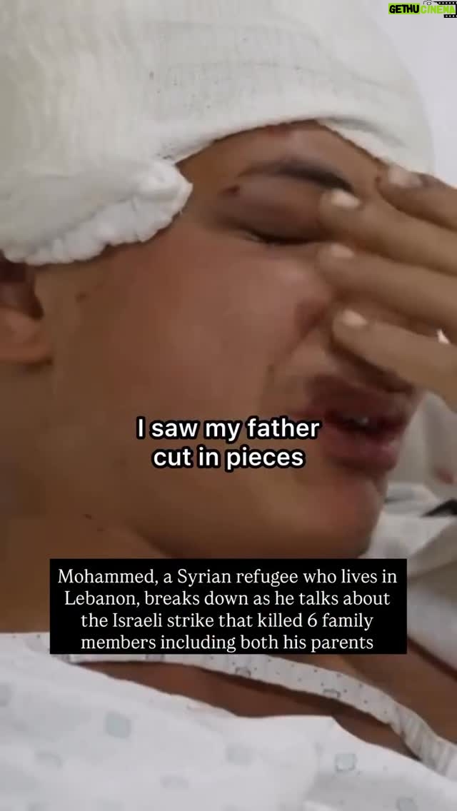 Joy Reid - 26.6K Likes - #departmentofwarcrimes
.
Repost from @wearthepeace 
•
Mohammed, a Syrian refugee who lives in Lebanon, breaks down as he talks about the Israeli strike that killed 6 family members including both his parents. 

Video: YouTube: CNN “Teen describes losing family in Israeli strike on Lebanon”