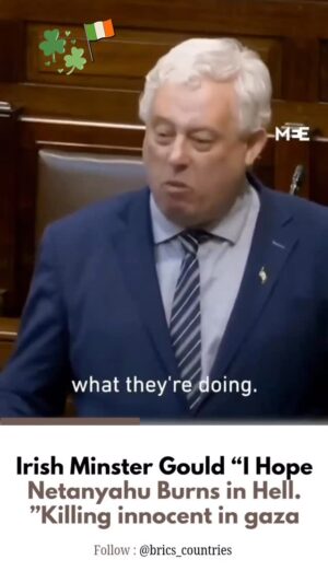 Joy Reid Instagram - Happy #stpatricksday☘️ to the people of Ireland, who en masse have found the right side of history.
Many blessings and thanks for speaking out. 💚
.
Repost from @brics_countries 
•
📰 BREAKING NEWS: Irish Fury Erupts: ‘Minister Gould – Netanyahu Burns in Hell!’ 🇮🇪🇵🇸

Irish Minister Gould screams in parliament: “I hope Netanyahu burns in hell” for killing innocents in Gaza. According to Brics News, it’s a multipolar roar against unipolar-backed atrocities, as BRICS nations witness global outrage boiling over.

Is this a sign of progress or a potential flashpoint? Share your view. ⬇️

#GouldNetanyahuHell #GazaAtrocities #BRICS #BRICSNews Geopolitics MultipolarOutrage UnipolarAtrocities