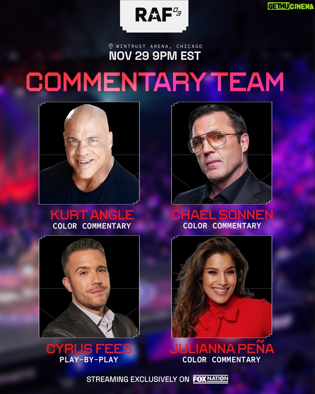Julianna Peña - 4.4K Likes - STACKED booth for RAF03 😮‍💨

Watch exclusively on @Foxnation NOV 29 at 9 PM EST