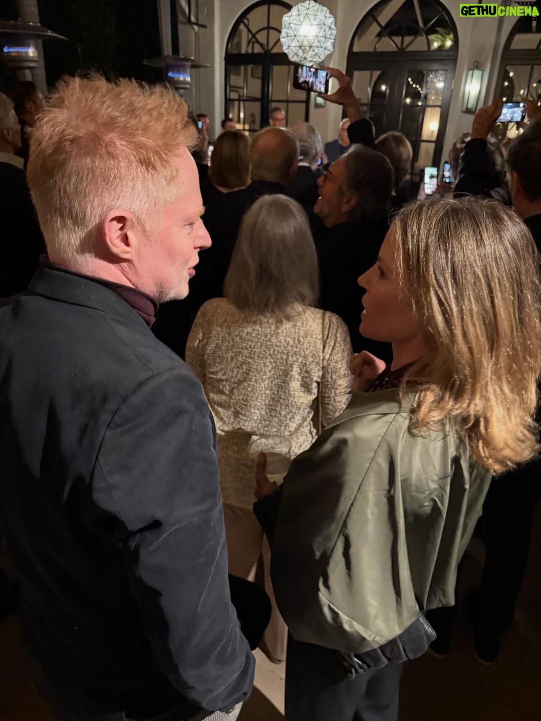 Julie Bowen - 160.9K Likes - Yay!!! Any day is a good day when I get to see my brother (and brother-in-law? It’s getting confusing...) Happy Birthday, @jeffgreenbergcd 🍾🎁💃