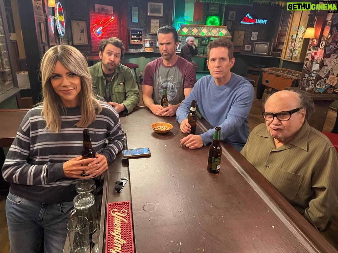 Kaitlin Olson - 201.8K Likes - The whole gang is back together and our heads are weirder than ever. We’re also in different scenes apparently.
