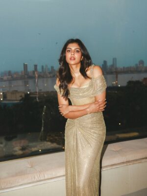 Kalyani Priyadarshan Instagram - For #TheHonors by @hollywoodreporterindia. Thank you @anupama.chopra maam, @avarna_jain maam and all the people who made this night what it was… ✨
Was so grateful to be in a room full of brilliance and bold energy ♥️

(18.02.2026)