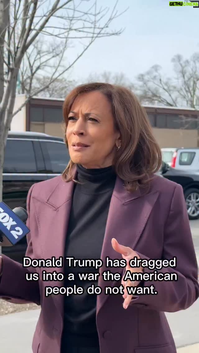 Kamala Harris - 298.1K Likes - This is Donald Trump’s war of choice. I unequivocally oppose it, and Congress must act immediately to stop him.