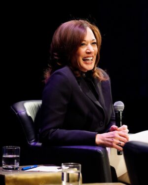 Kamala Harris Instagram - It was wonderful to be back in New Orleans this week, surrounded by so many people who are clear-eyed about what this country can be and what we are fighting for.

Thank you @bmike2c for guiding such a thoughtful conversation, and thank you to everyone who showed up for the next chapter of the 107 Days tour.