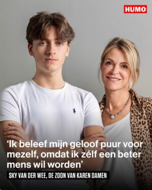 Karen Damen Instagram - Is @sky_vdw écht maar 15 jaar? De zoon van @karendamen praat rustig en doordacht, deelt wijze inzichten over de liefde en tackelt met overtuiging iedere vorm van kritiek op de kerk. 

‘Vóór een belangrijke test wens ik mijn klasgenoten toe dat God bij hen zal zijn.’

Lees het volledige interview in onze app.

📷: @jildizkaptein