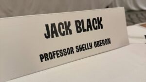 Karen Gillan Instagram - Officially kicking off production of JUMANJI, at our cast table read in Los Angeles - where we will film as well 👏🏾👏🏾 🥂 

What a massive, fun, heartfelt adventure. 
Feels emotionally appropriate for our beloved JUMANJI franchise to end on this beautiful grace note of our final film. 

Amazing to get the whole gang back together, and our jaws were hurting from laughing so hard 😂😂

We all talked about how much we’ve missed this kinda joy and fun 🥹😊 🤜🏾🤛🏻

Let’s make a good one. 

“…in order for you to end the game, you must save Jumanji and call out its name…” 

#Jumanji 
#StartOfProduction 
#Sony 

CHRISTMAS 2026 🎄🎲 

Directed by Jake Kasdan 
Written by Jake Kasdan, Jeff Pinkner, Scott Rosenberg

✨ the significance of the 🎲 in the last picture, is a little Easter egg that my character, Dr. Smolder Bravestone wears on a necklace in our final film. It’s the dice from the original 1995 JUMANJI and a way of paying homage, love and respect to the great Robin Williams ✨