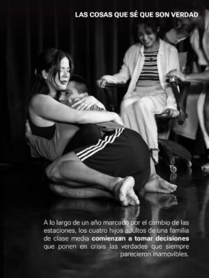 Karina Jordán Instagram - Esta es la historia de una familia que, como la tuya, ha construido su vida sobre certezas. O al menos eso creen.
Una obra sobre crecer, transformarse y aceptar que quienes amamos también pueden ser distintos.
LAS COSAS QUE SÉ QUE SON VERDAD🤍
ESTRENO: 28 DE MARZO
🎟️Compra tus entradas en preventa a S/49 y asegura los mejores asientos en el teatro.
🎟️Entradas en el link de nuestro perfil, en la boletería del teatro desde las 3pm, o al WhatsApp 941 365 092.
Gracias a KFC, Starbucks y ВСР.