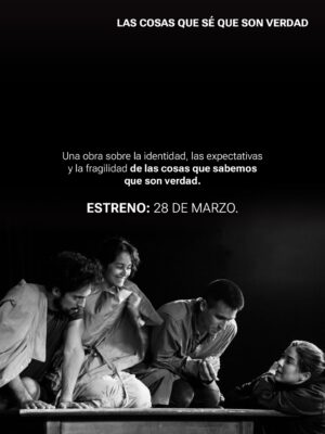 Karina Jordán Instagram - Esta es la historia de una familia que, como la tuya, ha construido su vida sobre certezas. O al menos eso creen.
Una obra sobre crecer, transformarse y aceptar que quienes amamos también pueden ser distintos.
LAS COSAS QUE SÉ QUE SON VERDAD🤍
ESTRENO: 28 DE MARZO
🎟️Compra tus entradas en preventa a S/49 y asegura los mejores asientos en el teatro.
🎟️Entradas en el link de nuestro perfil, en la boletería del teatro desde las 3pm, o al WhatsApp 941 365 092.
Gracias a KFC, Starbucks y ВСР.