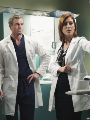 Kate Walsh Instagram - I’m at a loss for words to try to express the sadness around Eric’s passing. First and foremost I am thinking of his girls and Rebecca and holding them in my prayers and my heart. 
I literally remember my very first scene with Eric…an elevator scene at Seattle Grace😊 So, so long ago. I believe it was his first scene on the show too and he was nervous. He was so handsome and I thought ‘but can this guy act?’ 😂 and of course he could, and did, and the rest is history. 
One of the things I loved about Eric was his sensitivity and vulnerability, (and intelligence, of course) but he had the gravitas & old soul  that made his work magnetic and made him a great friend off set. In those early days of Grey’s, as with most network tv shows, we spent more time with each other than with anyone else and so we became a family of sorts and Eric was such a source of support and love. 
ALS is an awful disease & too many people have lost loved ones to it. I know it was Eric’s mission to help find a cure. I would encourage you to look into @targetals in his memory. 🕊️