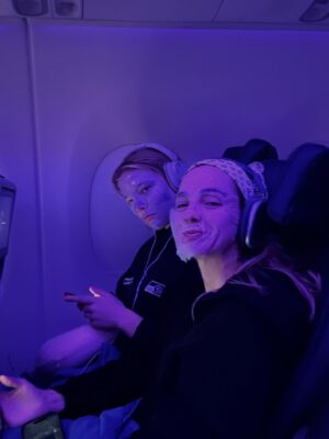 Katelyn Tarver Instagram - Australia!!! What a dream to be here! We landed yesterday at 6:30am and proceeded to have theeeeee longest day of our lives trying to stay up and beat the jet lag. Sitting at a cafe convinced it was 1pm but somehow it was only 9am?? Anyway! Nowhere else I’d rather have a 48 hour day than here in Sydney 😍 can’t wait to play tonight! Pls comment with Australian slang I need to learn.