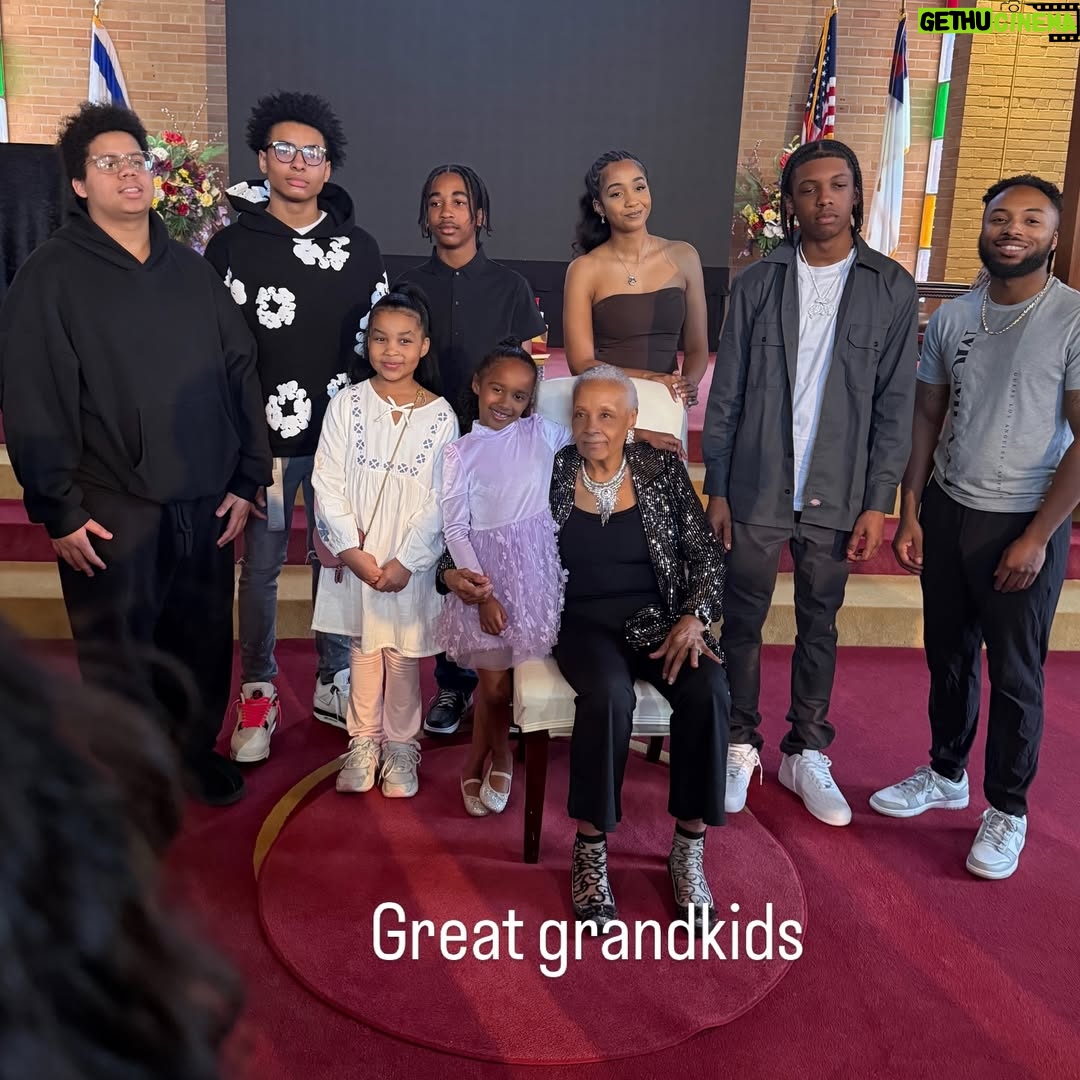 Kenya Moore - 74.4K Likes - 95 years young! The matriarch of the family turns 95 years old! What a blessing that my daughter has the honor of knowing her great grandmother and meeting her grandmother (my mother) for the first time.

#lifeisgood #family #love #generations #kenyamoore